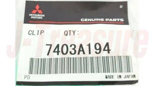 MITSUBISHI LANCER EVO 10 CZ4A 08-15 Genuine Drip Moulding Clip 7403A194 x14 Set