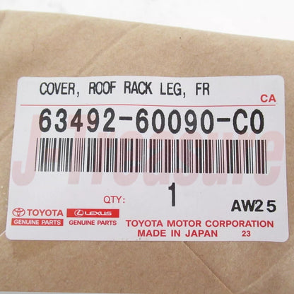 TOYOTA LAND CRUISER Genuine Roof Rack Leg Cover Front Left 63492-60090-C0 OEM