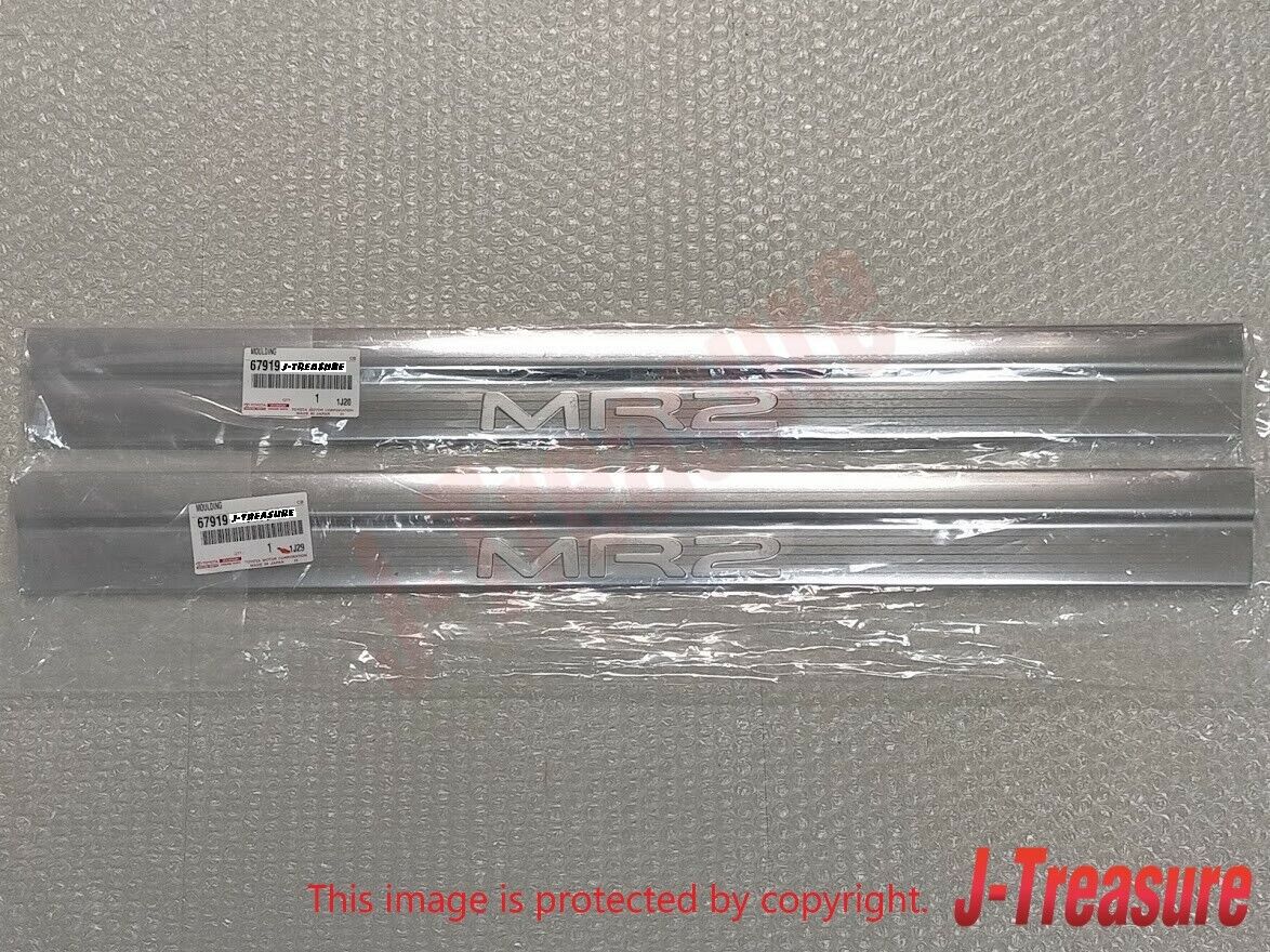 TOYOTA MR2 SW20 GT GT-S Genuine Door Scuff Plate Ornament RH & LH 2pcs Set OEM