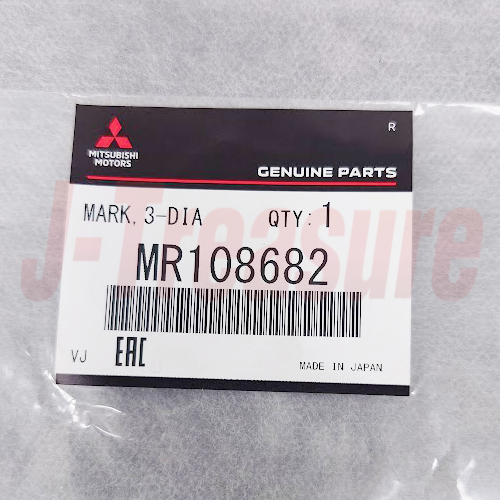 MITSUBISHI LANCER Evo 6 CP9A Genuine Three-Dia Rear Emblem MR108682 OEM