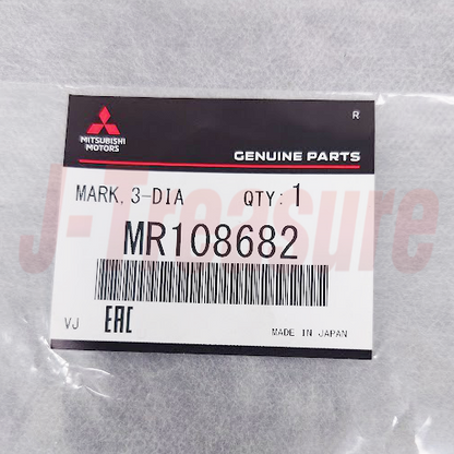 MITSUBISHI LANCER Evo 6 CP9A Genuine Three-Dia Rear Emblem MR108682 OEM