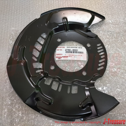 TOYOTA SEQUOIA 08-22 TUNDRA 07-21 Genuine Cover Disc Brake Dust Front Set OEM