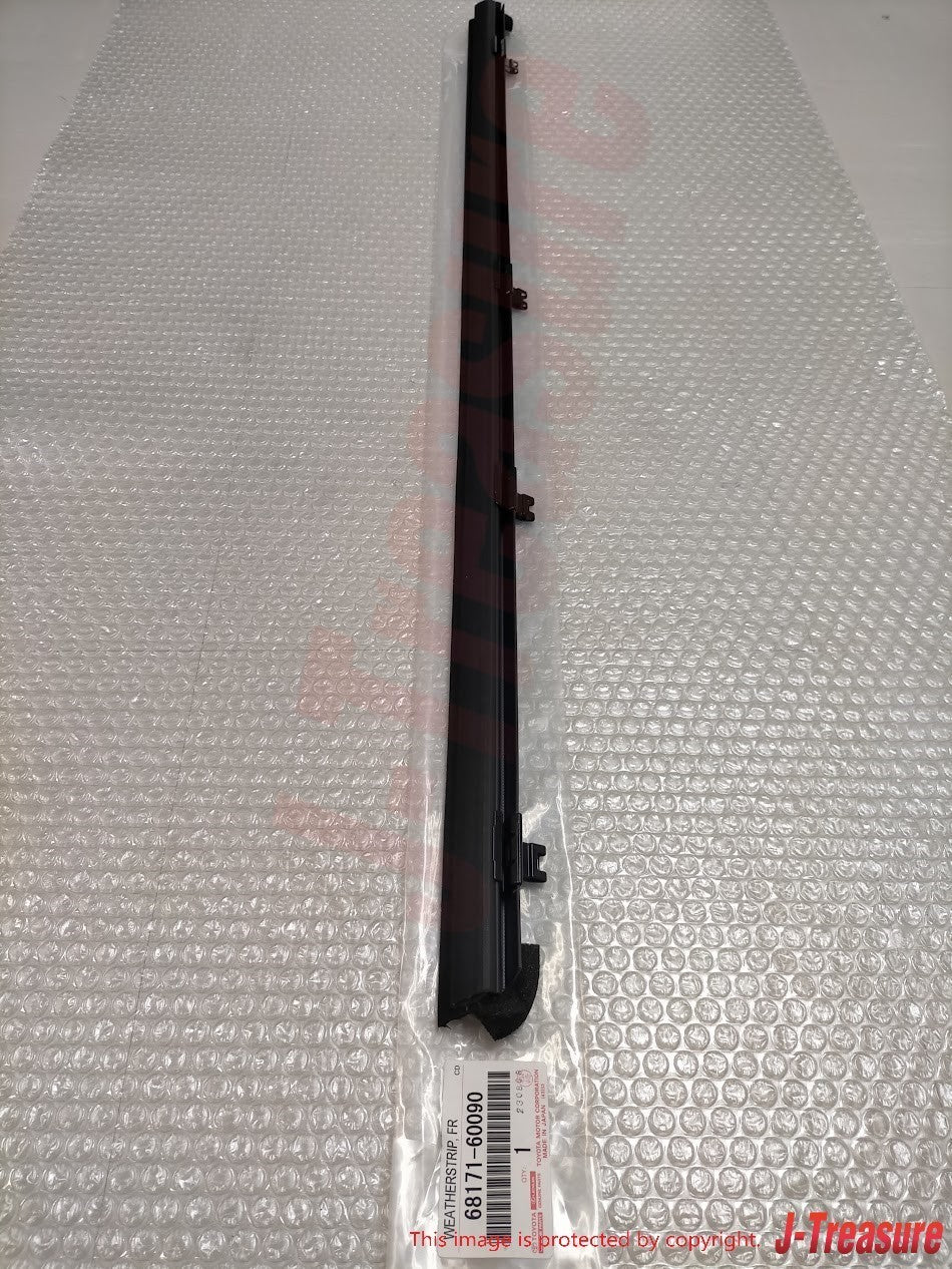 TOYOTA 4RUNNER '10-22 Genuine F & R Door Glass Inner Weatherstrip RH & LH Set