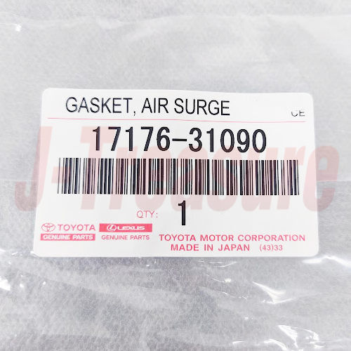 TOYOTA HIGHLANDER GVU48 08-16 Genuine Air Surge Tank To Intake M/f Gasket x3 set