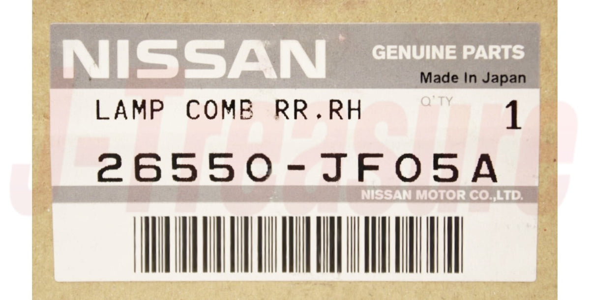 NISSAN GT-R R35 2008-2016 Genuine Rear Combination Lamp RH 26550-JF05A OEM