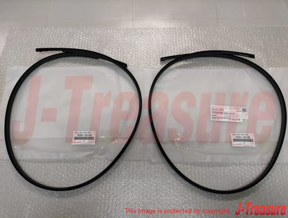 TOYOTA YARIS '06-11 Genuine Roof Drip Moulding 3D 4D Hatchback RH & LH Set OEM