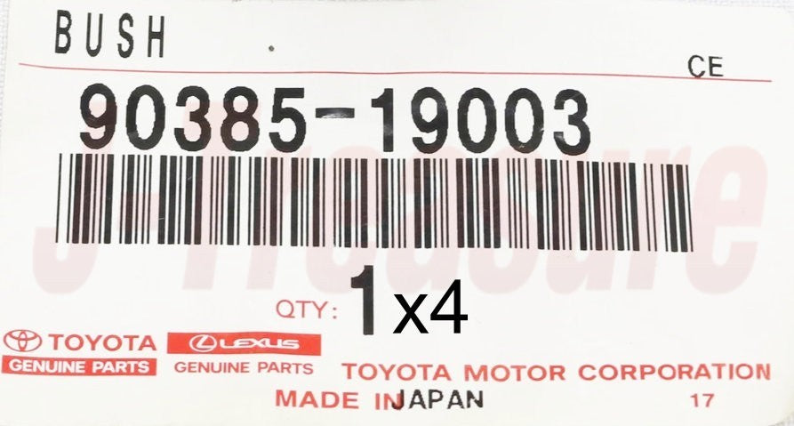 TOYOTA LAND CRUISER KZJ78 '94-95 Genuine Fr & Rr Suspension Bush RH & LH Set