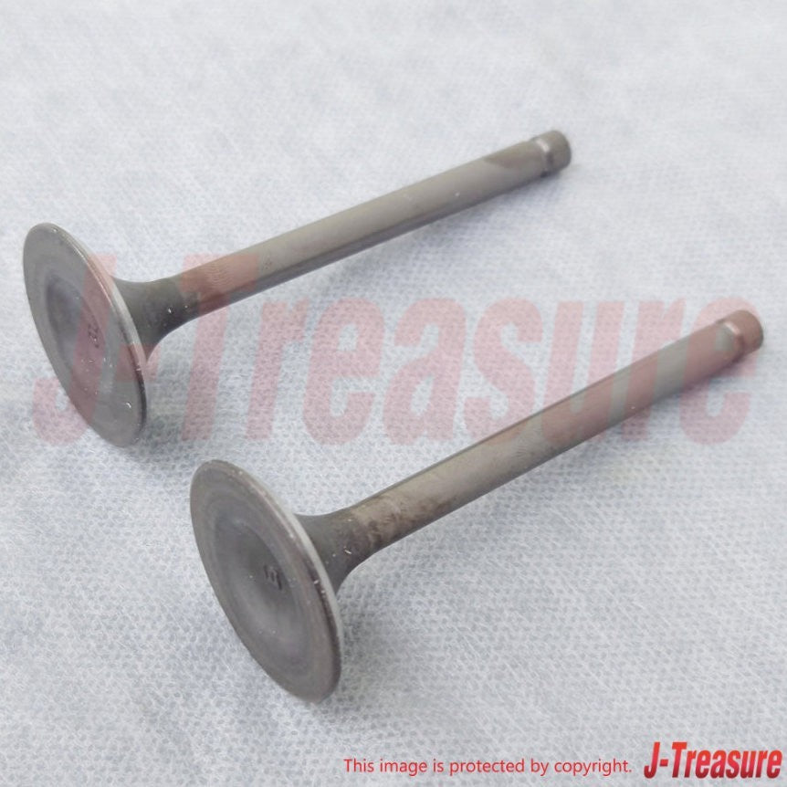 KAWASAKI KLR650 KL650A KL650E '87-10 Genuine Exhaust Valve 12005-1085 x2 Set OEM