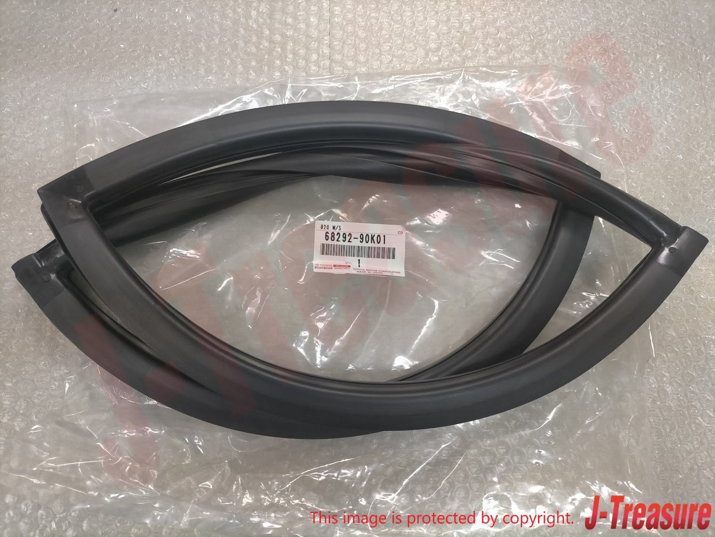 TOYOTA LAND CRUISER 70 Genuine Back Door Glass Weatherstrip RH & LH Set OEM