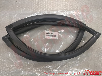 TOYOTA LAND CRUISER 70 Genuine Back Door Glass Weatherstrip RH & LH Set OEM