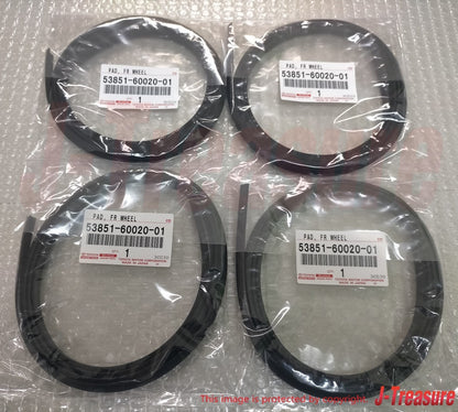 TOYOTA LAND CRUISER FJ80 FZJ80 91-92 Genuine Wheel Opening Extension Pad x4 OEM