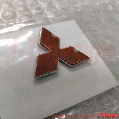 MITSUBISHI LANCER Evolution 5 CP9A Genuine Triple Red Dia Emblem MB882860 OEM