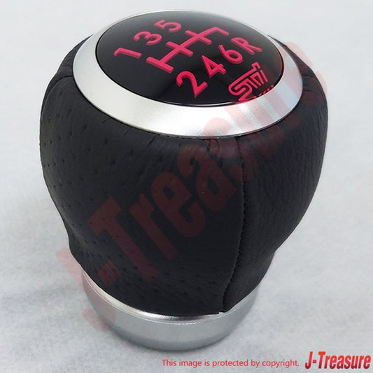 SUBARU IMPREZA WRX STI GR GV Genuine STI Shift Knob 6MT SG117AJ016 OEM