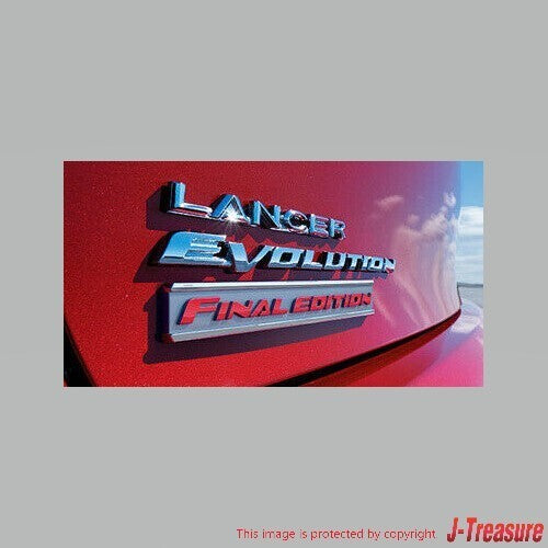 MITSUBISHI LANCER EVOLUTION 10 CZ4A Genuine Rear Emblem "FINAL EDITION" 7415A605