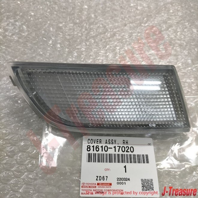TOYOTA MR2 SW20 SW20L Genuine Front Turn Signal Clearance Lamp Set RH Clear OEM
