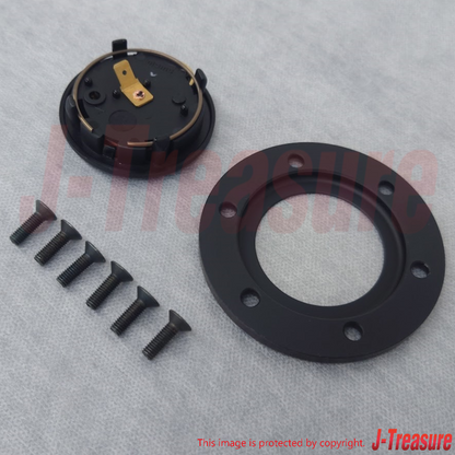 HONDA ACURA NA2 NSX-R Genuine Horn Button Switch & Ring & 6pcs Screws Set OEN