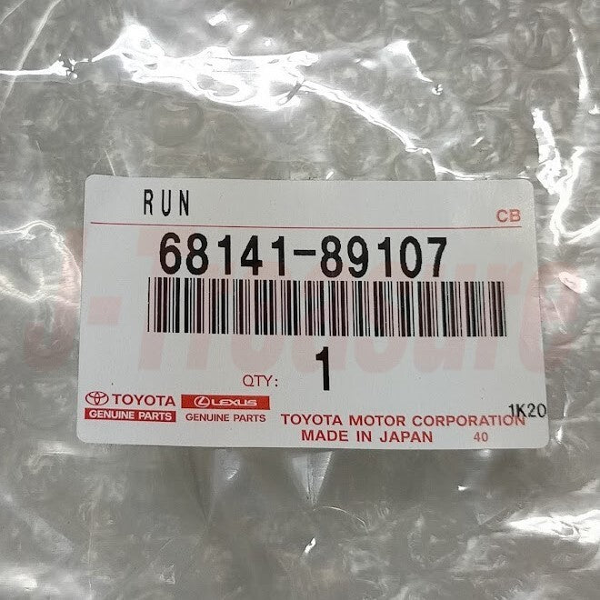 TOYOTA 4RUNNER 85-89 Genuine Front Door Glass Run Channel No Vent 6814189107 OEM