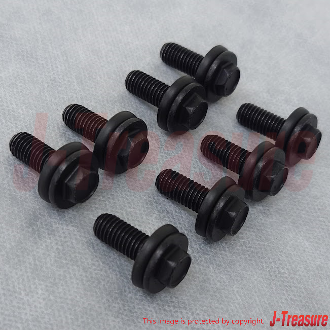 TOYOTA 4RUNNER GRN21# 10-23 Genuine Roof Drip S/Moulding Bolt 90119-08C47 x8 Set