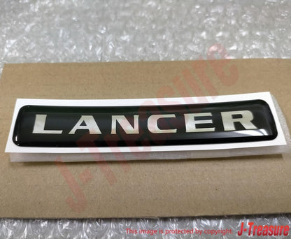 MITSUBISHI LANCER EVOLUTION 7 EVO7 CT9A Genuine "LANCER" Trunk Lid Emblem Budge