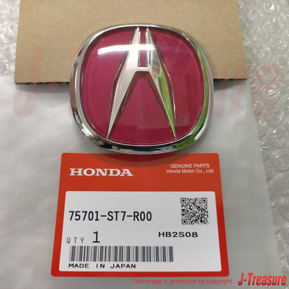 HONDA ACURA INTEGRA TYPE-R DC2 97-01 Genuine "A" Emblem Red Front & Rear Set OEM
