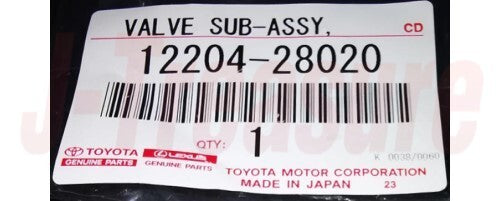 TOYOTA RAV4 ACA21 2001-2005 Genuine Ventilation Valve Sub-Assy 12204-28020 OEM