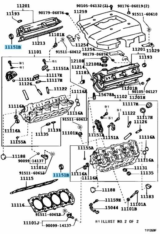 TOYOTA LEXUS Genuine Oil Seal Camshaft Setting 1UZ-FE 2UZ-FE 3UZ-FE OEM Parts