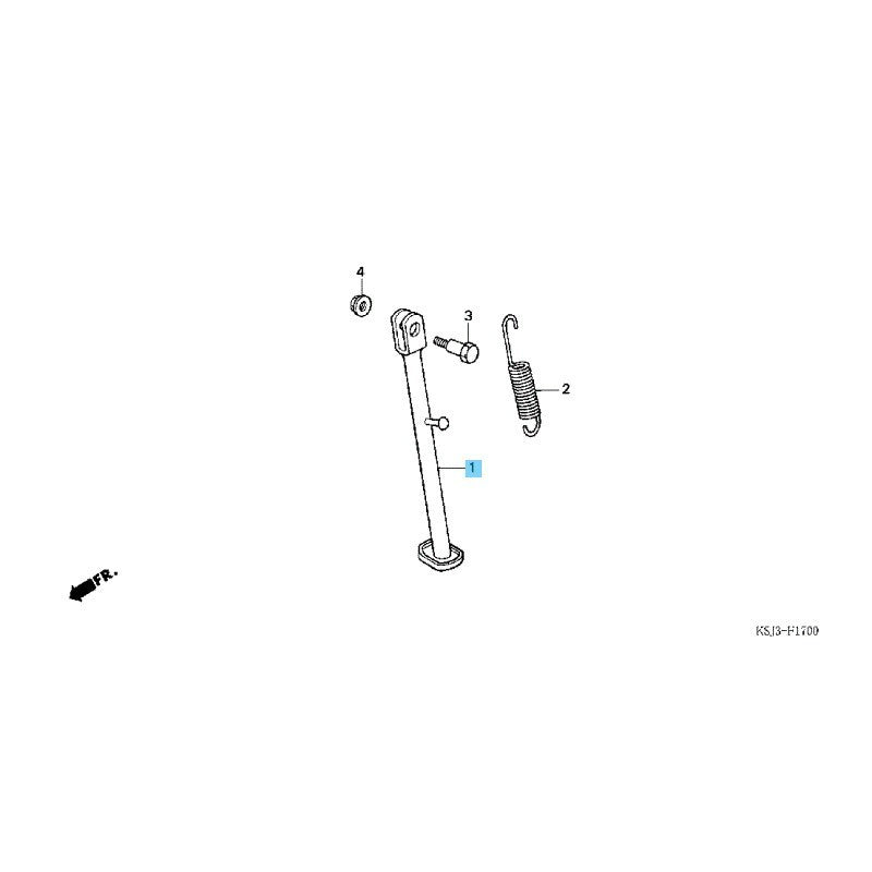 HONDA CRF80F 2004-2009 2011-2013 Genuine Side Stand Bar 50530-GFW-305 OEM