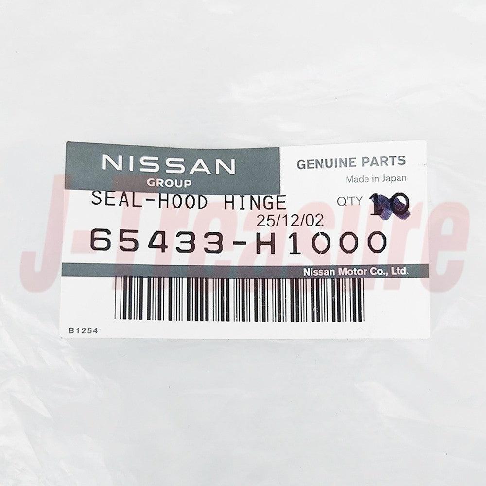 NISSAN DATSUN 1200 B110 B120 UTE SUNNY Genuine Hood Hinge Seal Rubbers 2pcs Set