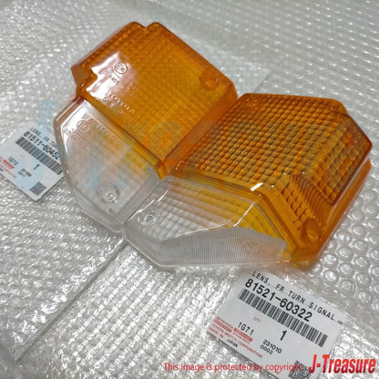 TOYOTA LAND CRUISER BJ70 Genuine Front Turn Signal Lamp Lens RH & LH Set OEM