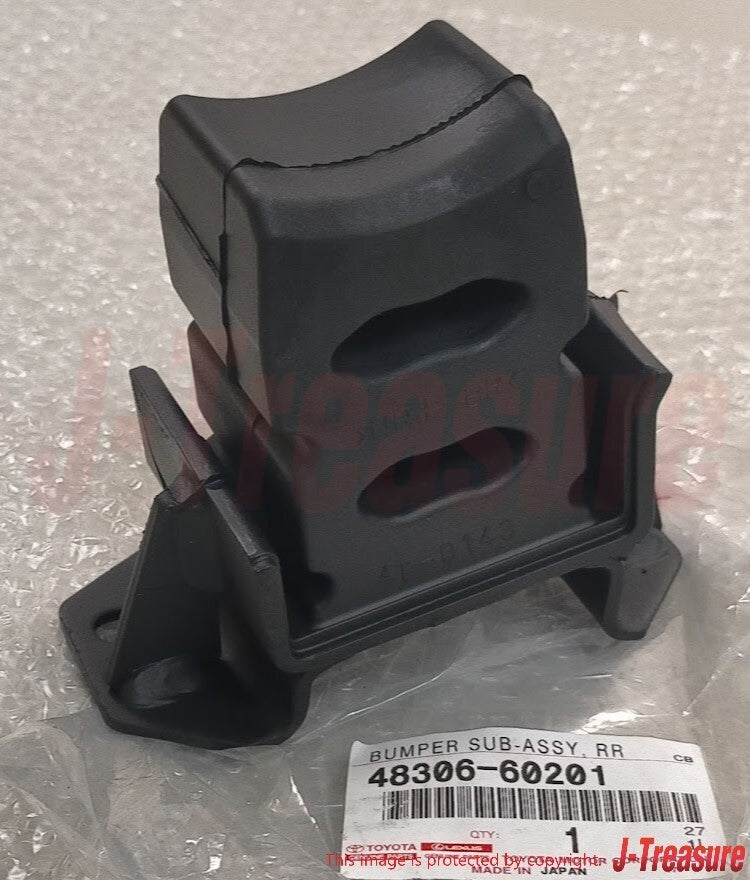 TOYOTA 4RUNNER GX470 Genuine Rear Axle Bump Stop Cushion Right & Left Set OEM