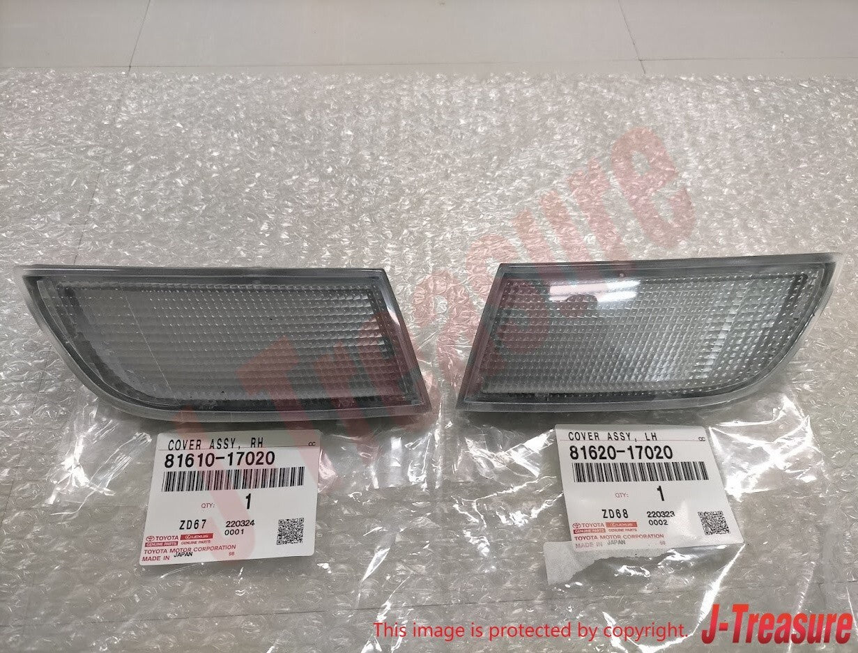 TOYOTA MR2 SW20 SW20L Genuine Front Clearance Lamp Right & Left Clear Lens OEM