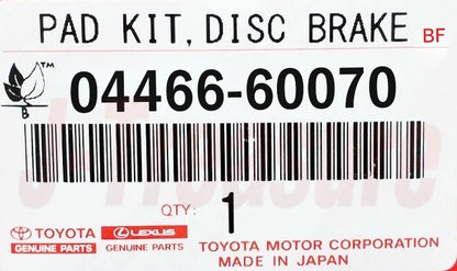 TOYOTA LEXUS LX470 UZJ100 '98-07 Genuine Rear Brake Disc(x2) & Brake Pad Set