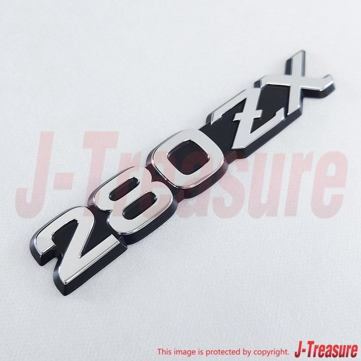NISSAN 280ZX S130 79-83 Genuine Front Side Emblem "280ZX" 63805-P9700 x2 Set OEM