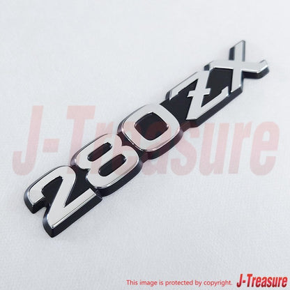 NISSAN 280ZX S130 79-83 Genuine Front Side Emblem "280ZX" 63805-P9700 x2 Set OEM