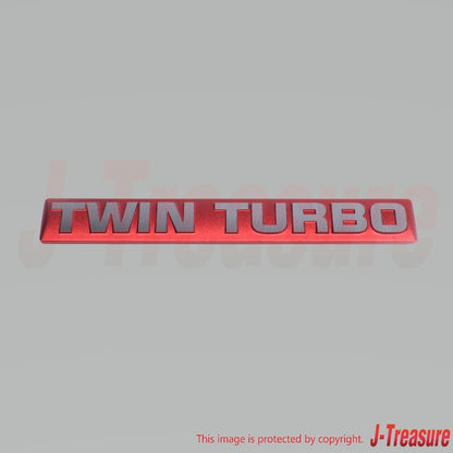 NISSAN SKYLINE GT-R R32/33/34 89-02 Genuine Twin Turbo Emblem 13291-05U10 OEM