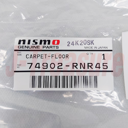 NISSAN SKYLINE GT-R BNR34 Genuine Nismo Floor Mat 5-Piece Set W/NISMO Old Logo