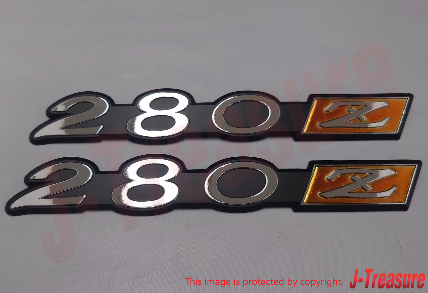 NISSAN 280Z S30 DATSUN Genuine Fender Side Emblem 98811-N4200 x2 Set OEM