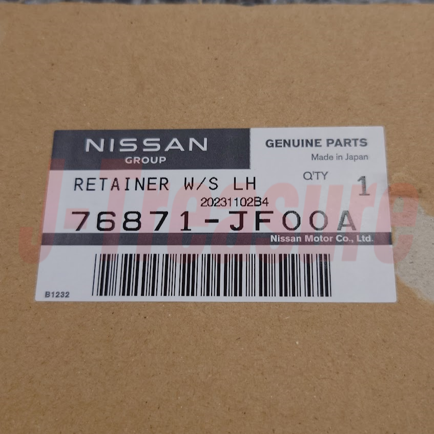 NISSAN GT-R GTR R35 2009-2021 Genuine Weatherstrip Retainer Right & Left Set OEM