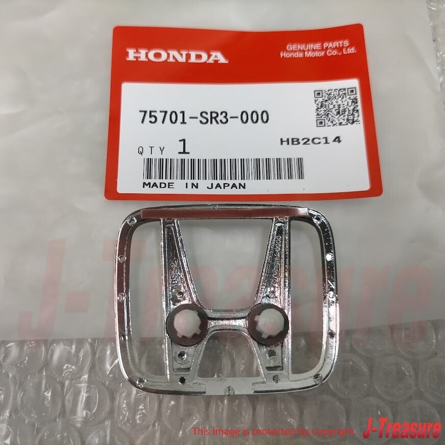 HONDA CIVIC EG6 92-95 3 Door Hatchback Genuine Rear H Emblem 75701-SR3-000 OEM