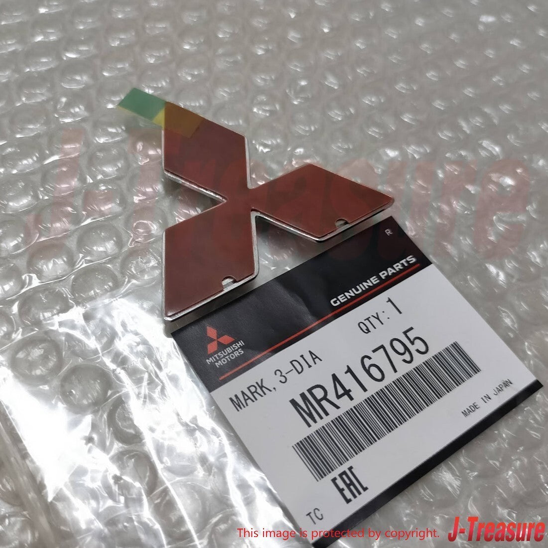 MITSUBISHI ECLIPSE D5#A 2000-2001 Genuine Three-Dia Mark Emblem MR416795 OEM