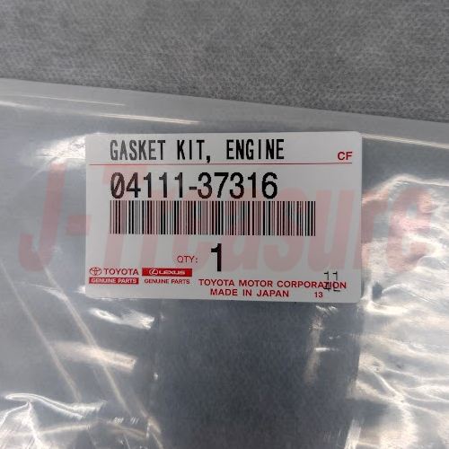 TOYOTA PRIUS ZVW30 2010-2015 Genuine Engine Overhaul Gasket Kit 04111-37316 OEM