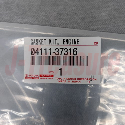TOYOTA PRIUS ZVW30 2010-2015 Genuine Engine Overhaul Gasket Kit 04111-37316 OEM