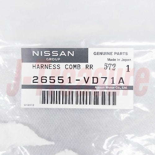 NISSAN PATROL SAFARI Y61 Genuine Rear Tail Lamp Harness Assy 26551-VD71A OEM