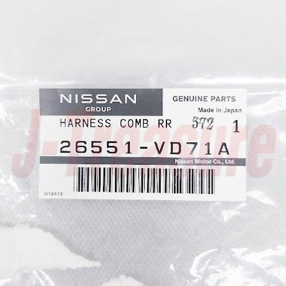 NISSAN PATROL SAFARI Y61 Genuine Rear Tail Lamp Harness Assy 26551-VD71A OEM