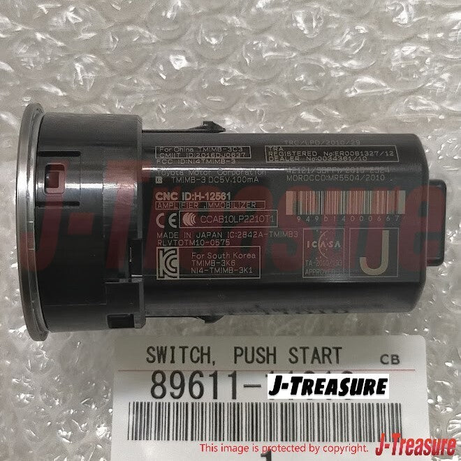 TOYOTA LEXUS Genuine Engine Start Stop Push Button Ignition Switch 89611-11012