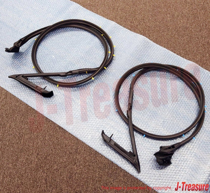 NISSAN 240SX SILVIA S13 89-94 Genuine Door Weatherstrip Seal Right Left Set OEM