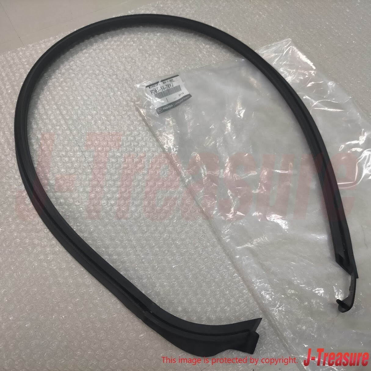 MAZDA RX-7 FD3S 93-95 Genuine Front Door Glass Weatherstrip LH FD01-59-76YJ OEM