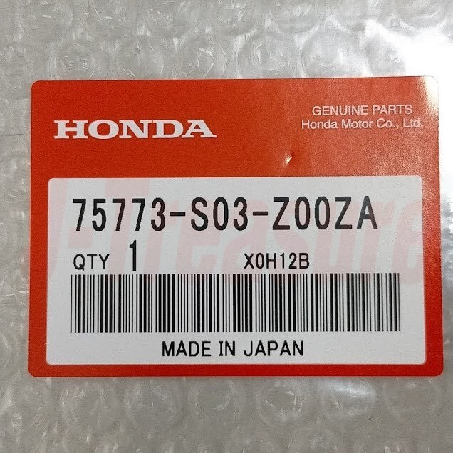 HONDA CIVIC TYPE-R EK9 Genuine Rear Side Fender Silver Decal Sticker x2 Set OEM