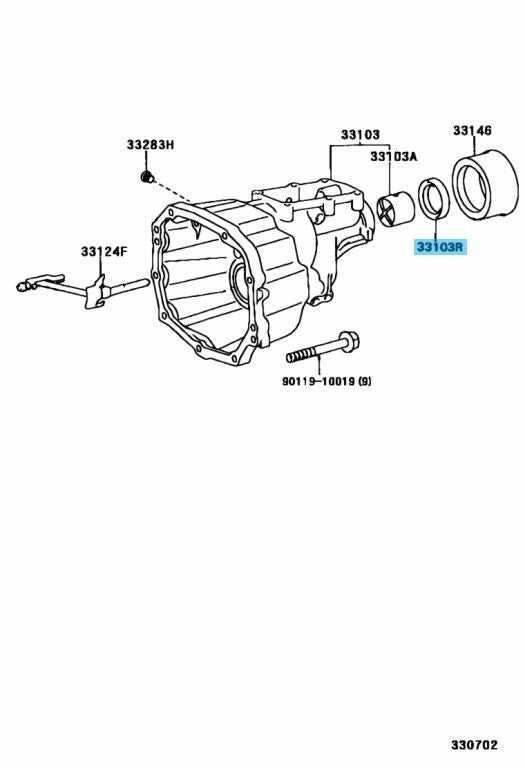 TOYOTA SUPRA JZA80 93-98 Genuine M/T Extension Housing Oil Seal 90080-31029 OEM