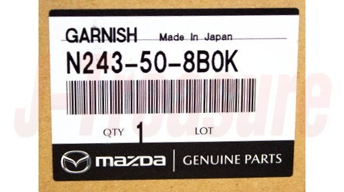MAZDA MX-5 MIATA ND 2016-2025 Genuine 'A' Pillar Garnish RH For Soft Top
